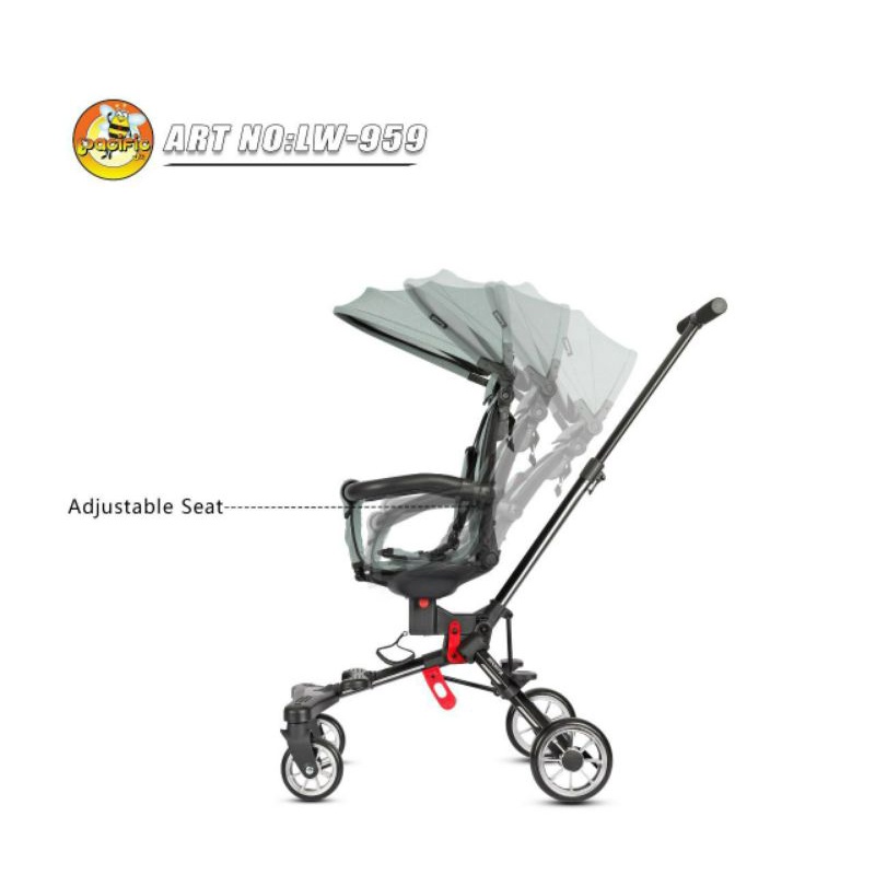 SIYA✨FREE BUBBLEWRAP MAGIC STROLLER BABY PACIFIC LW 959 CABIN SIZE KERETA DORONG BAYI MUDAH DIBAWA STROLLER TRIKE KADO MURAH STROLLER MURAH MULTIPOSISI