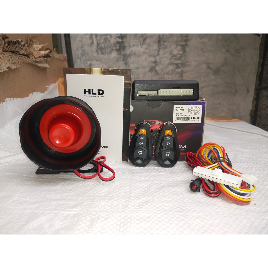 Car Alarm Mobil system merk HLD PREMIUM Remote Remot /Car Alarm HLD HL-7700 / HD-6600 System Kunci HLD Model Tombol Universal Remot Alarm Mobil Berkualitas 1 Set