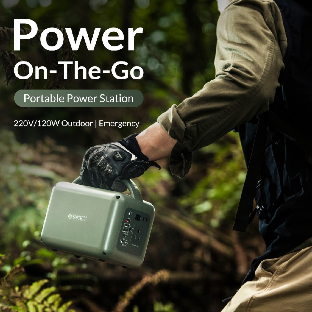 ORICO PB120-1A4U Portable Power Station 39000mAh 120W Power-On-The-Go