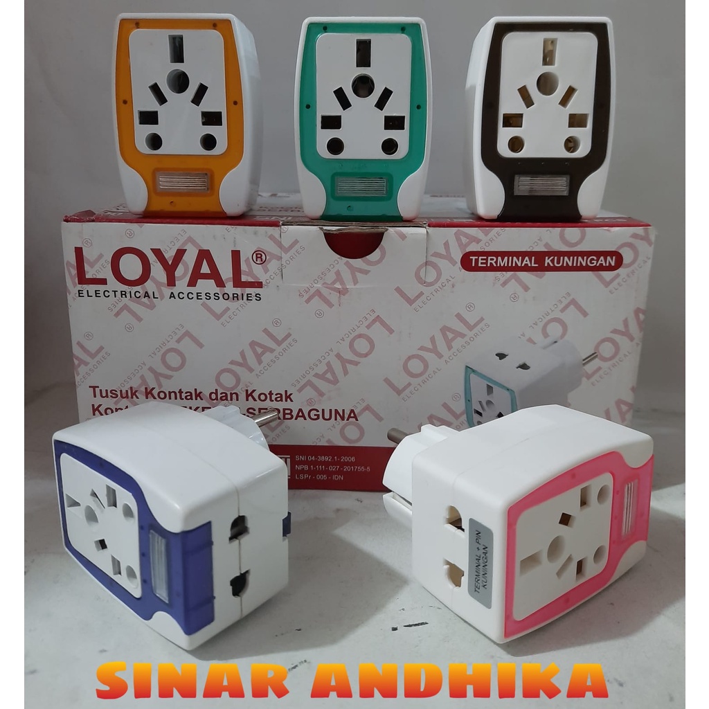 STEKER T UNIVERSAL + STRIP LAMPU LOYAL LY-909