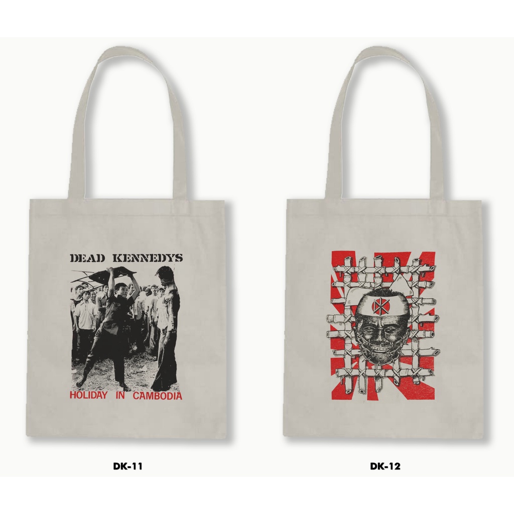 TOTE BAG BLACU - DEAD KENNEDYS 01