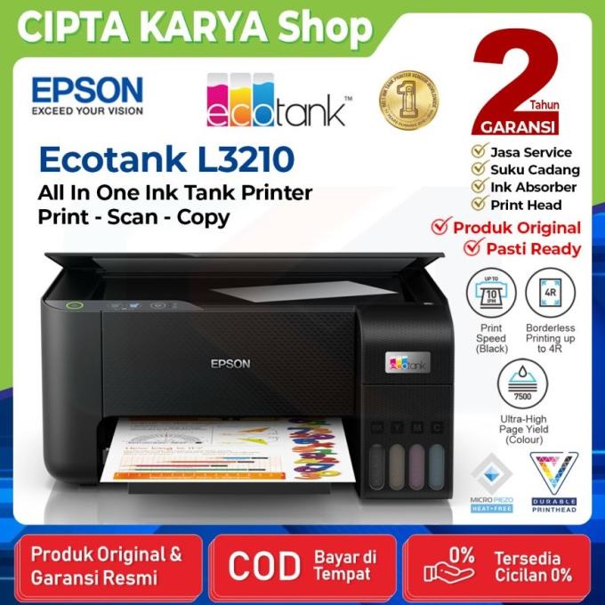 

Epson L3210 All in One Ink Tank Printer