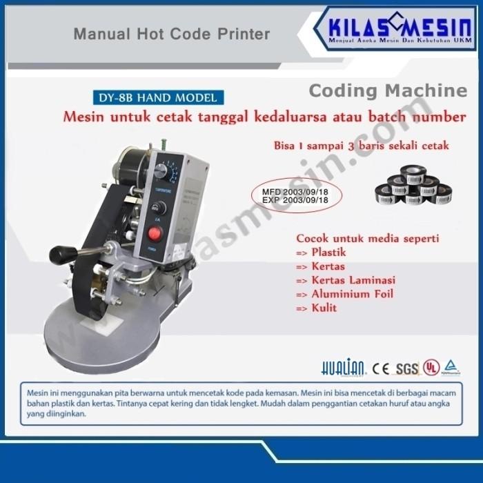 

Stempel / Expired Date Printing Alat Cetak Tanggal Kadaluarsa Manual Coding Dy-8
