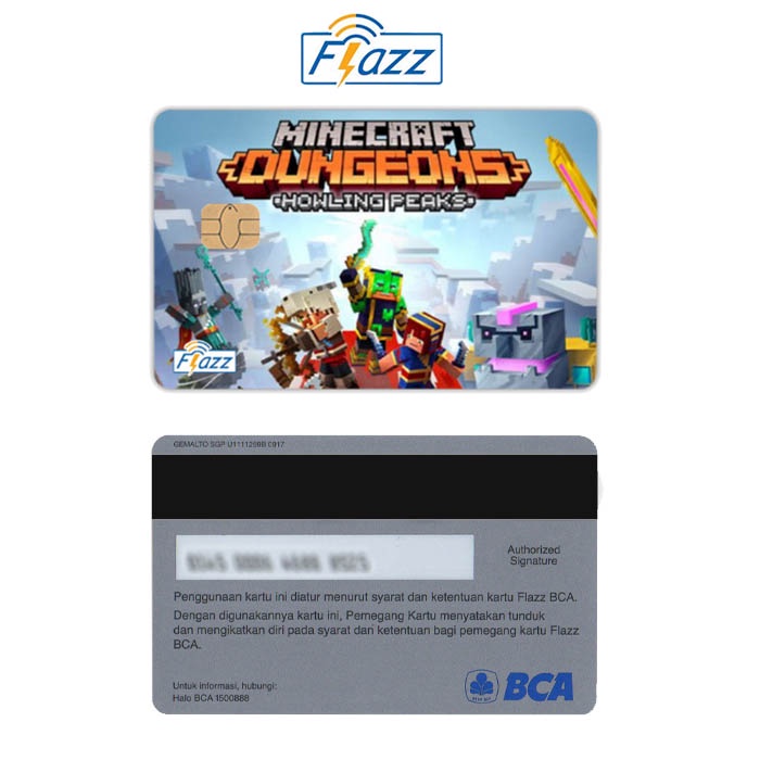 Maincraft Howling Peak Kartu Flazz BCA Gen 2 NFC Custom Card