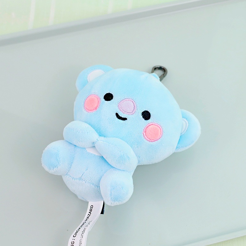 Kpop  Mainan Gantungan Kunci Boneka Plush Tata Chimmy Cooky