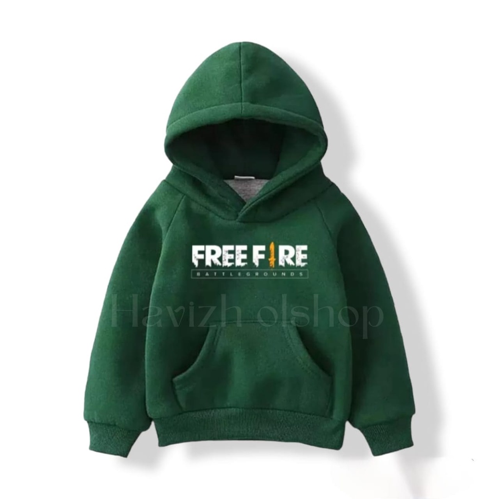 Hoodie free fire anak 1-12th