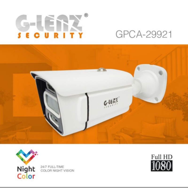 GLENZ CCTV ANALOG HD 2MP OUTDOOR NIGHT COLOR TECH CAMERA GPCA 29921