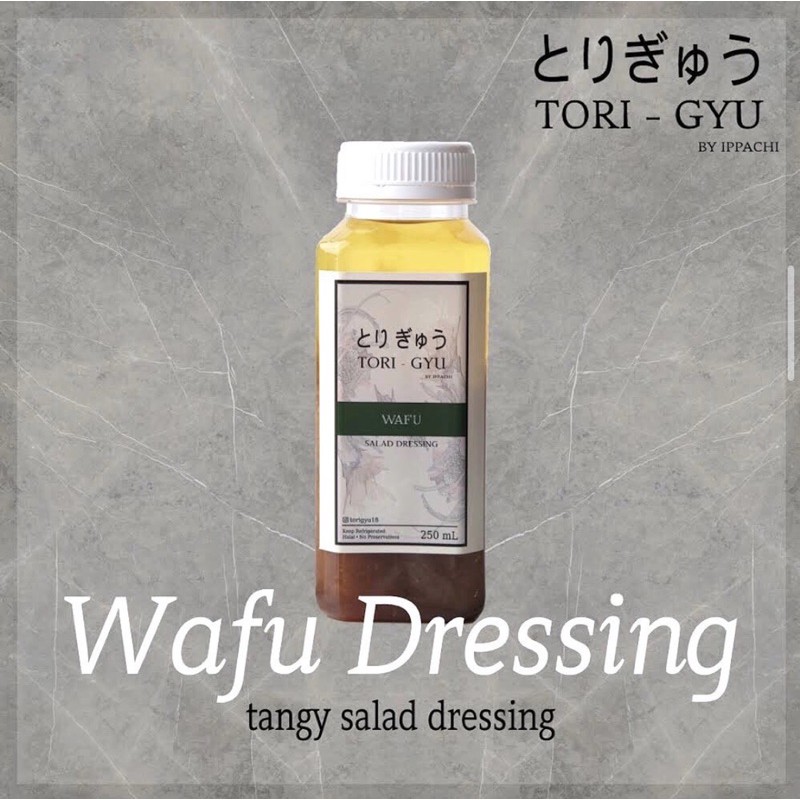 

[TORIGYU] Wafu Salad Dressing Halal Sauce Restoran Jepang Terkenal Jakarta Bumbu Premium Enak Murah