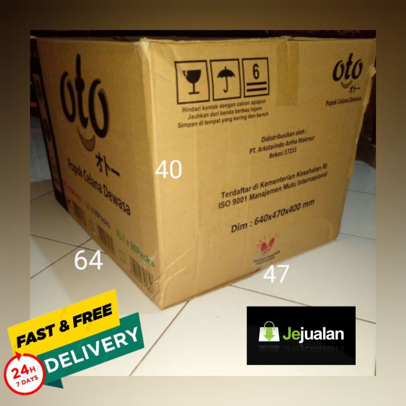 

Kardus Packing Besar Jumbo 1 ply 4mm || Bekas OTO tebal 64 cm x 47 cm x 40 cm