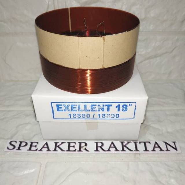 Spul spool voice coil speaker ACR 18 inch EXELLENT 18880 / 18890