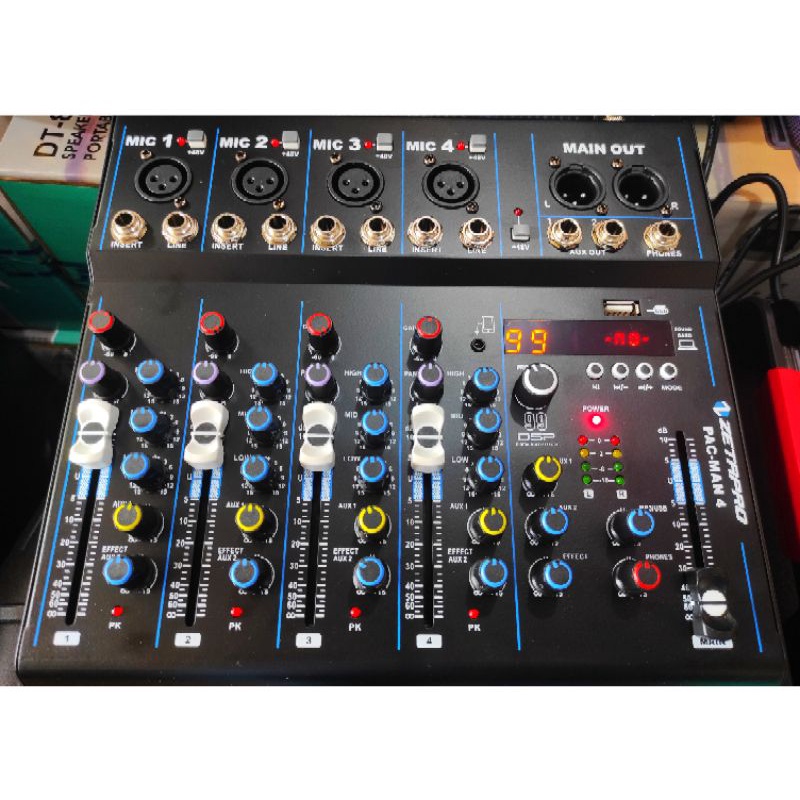 MIXER ZETAPRO 4 CHANNEL BLUETOOTH
