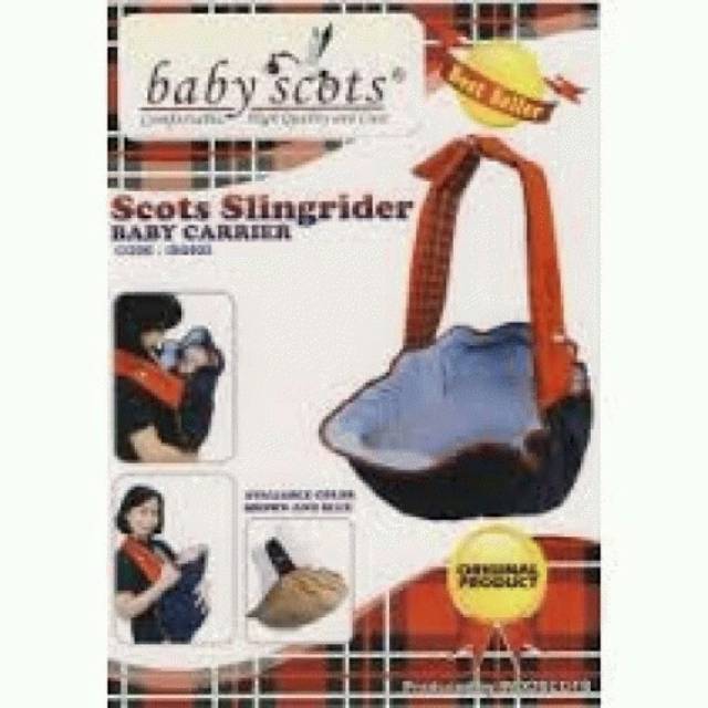 GENDONGAN BAYI Gendongan Samping  Baby Scots /Baby Scots Gendongan Samping Baby Scots Reguler - Sling Rider ISG005