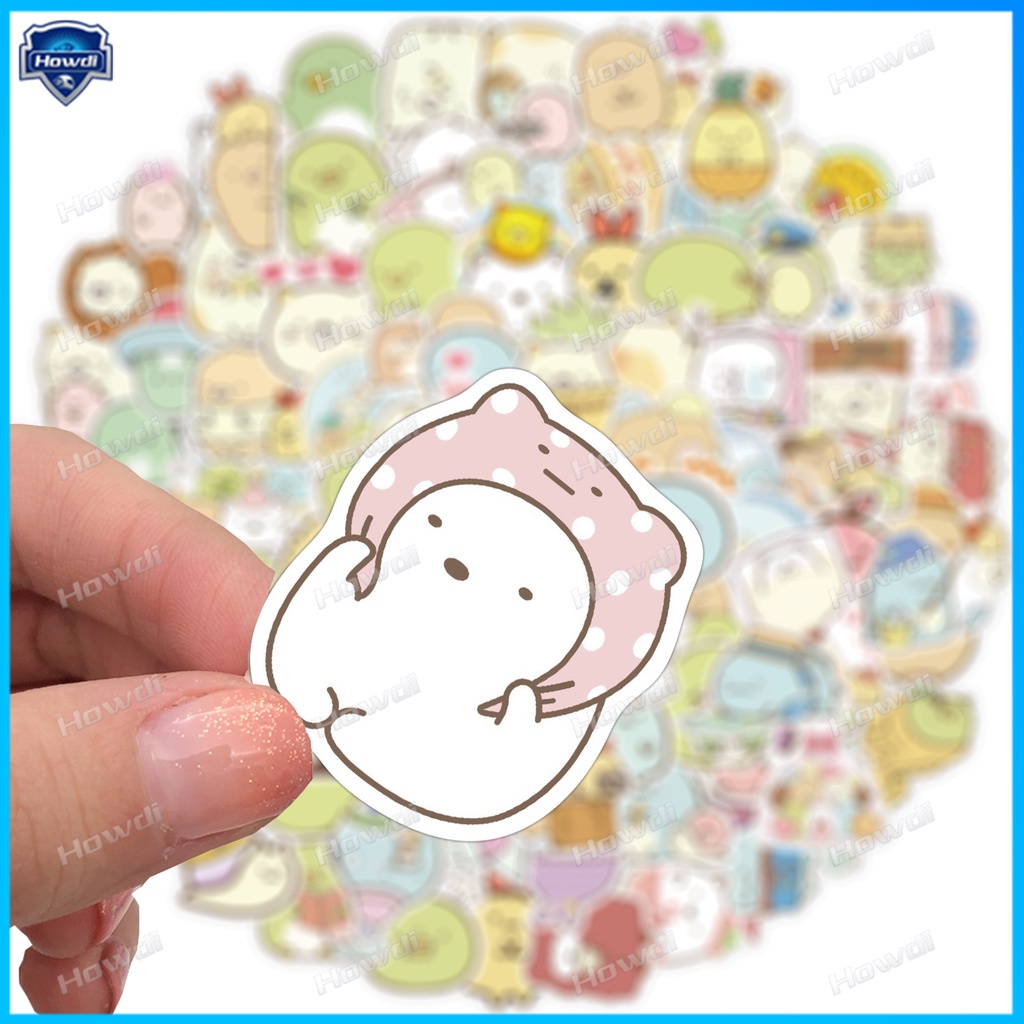 Sumikkogurashi Stiker Motif Kartun Anti Air Untuk Dekorasi Helm Motor