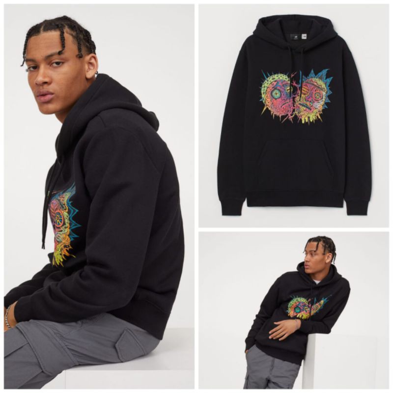 h&m rick and morty hoodie