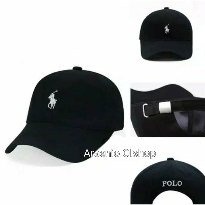 Topi Baseball POLO-THANKSINSOMNIA-LA Distro clip besi (COD)