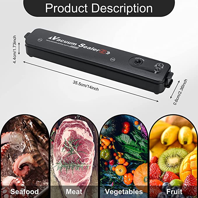 Vacuum Sealer Penyegel Vakum Kelas Makanan Mesin Vacuum vacum pembungkus makanan Frozen food kering dan basah FOOD grade Hot