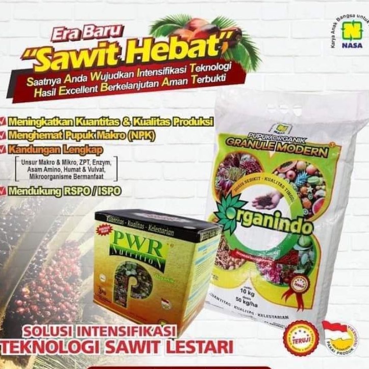 PAKET PUPUK KELAPA SAWIT NASA 1 Hektar - Menghasilkan Buah Sawit Kualitas Terbaik - Agen Pupuk Nasa