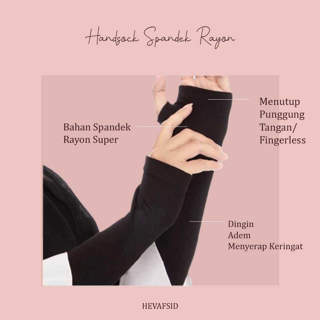 Handsock spandek rayon