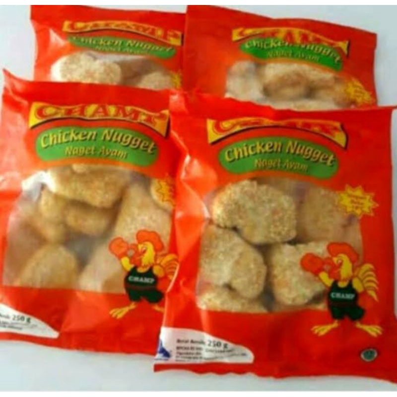 

CHAMP CHICKEN NUGGET NAGET AYAM KEMASAN 500 GRAM