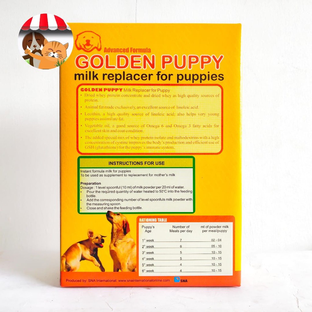 Susu Anjing Golden Puppy - Milk Replacer for Puppies