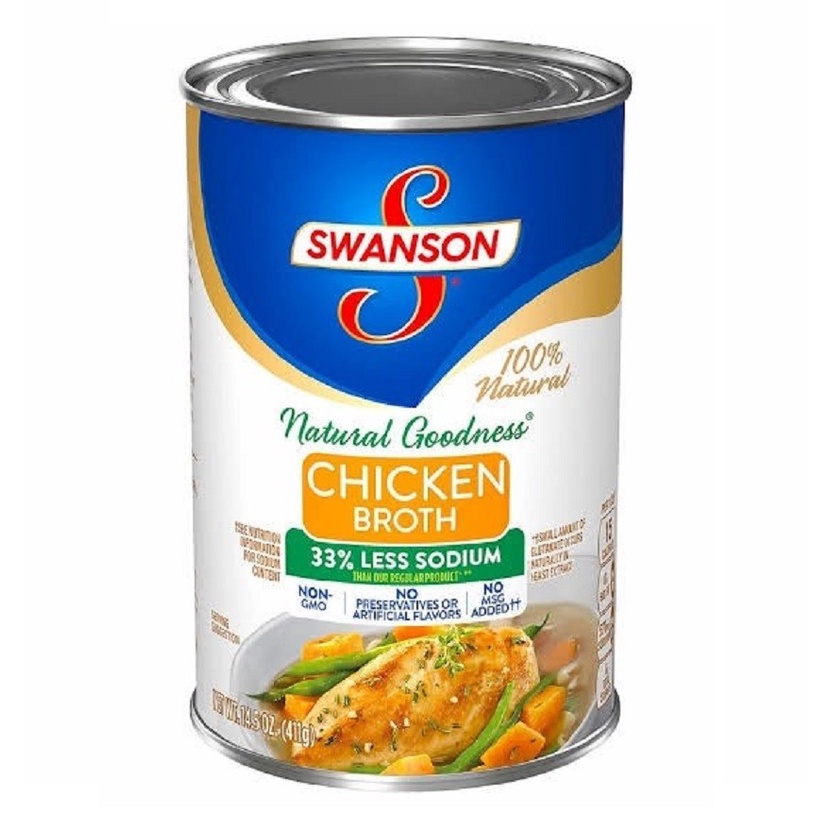 

konsentrat kaldu ayam chicken broth swanson less sodium 411