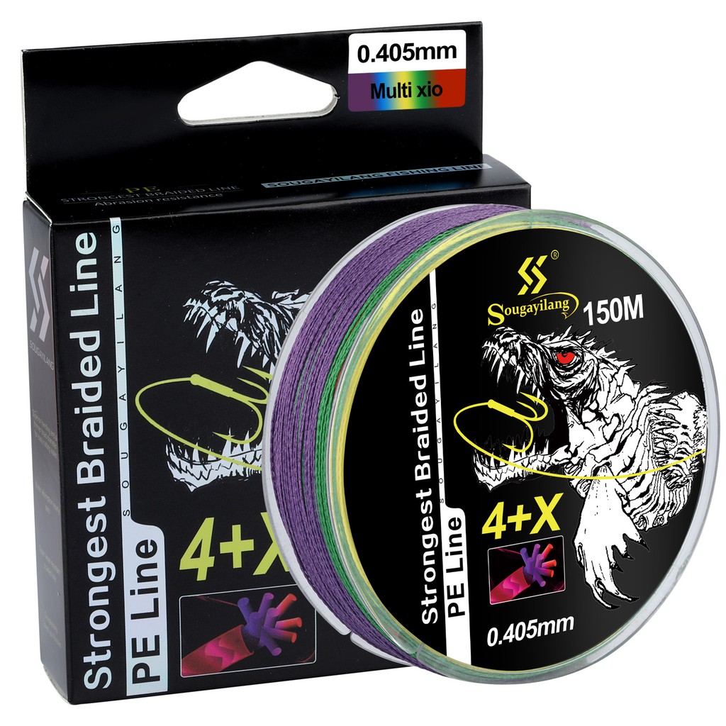 100M PE Fishing Line X4 Senar Pancing 100M 109YDS Braided Fishing Lines 4 Strands senar pancing kuat dan anti keriting