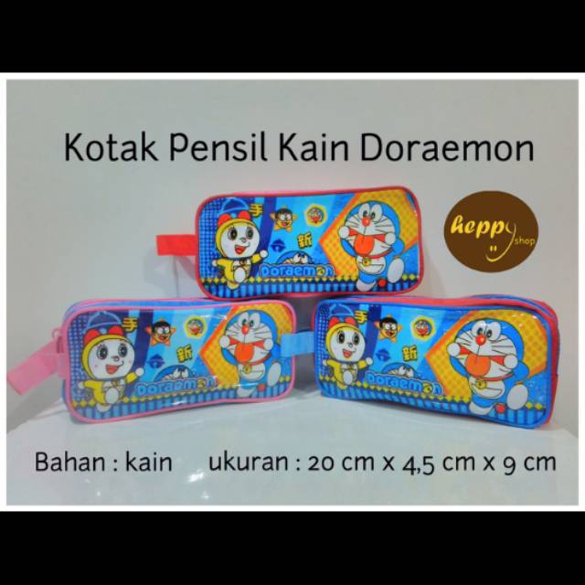 

Kotak Pensil Kain Doraemon