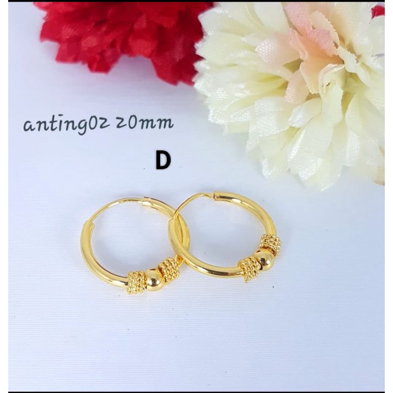 Anting anak ,bayi dan dewasa,tidak luntur yah