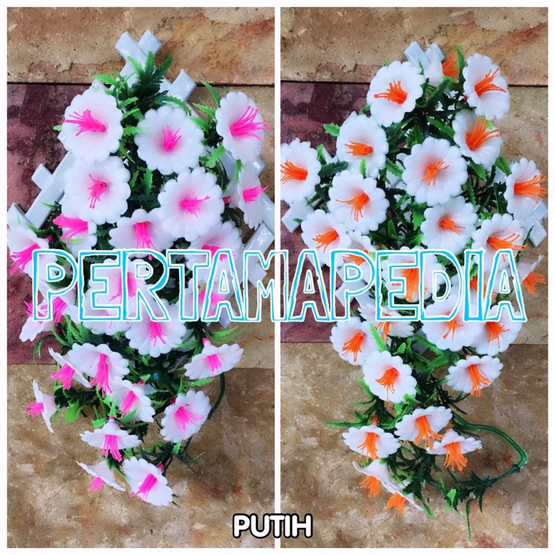 C5 BUNGA TEROMPET PLASTIK/Bunga Artificial/Bunga Dekorasi/Bunga Hiasan/Bunga Dinding/Bunga Pajangan-6