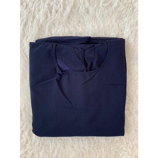 MALAYA DRESS GAMIS MALAYSIA BY NANADHIJAB-Navy