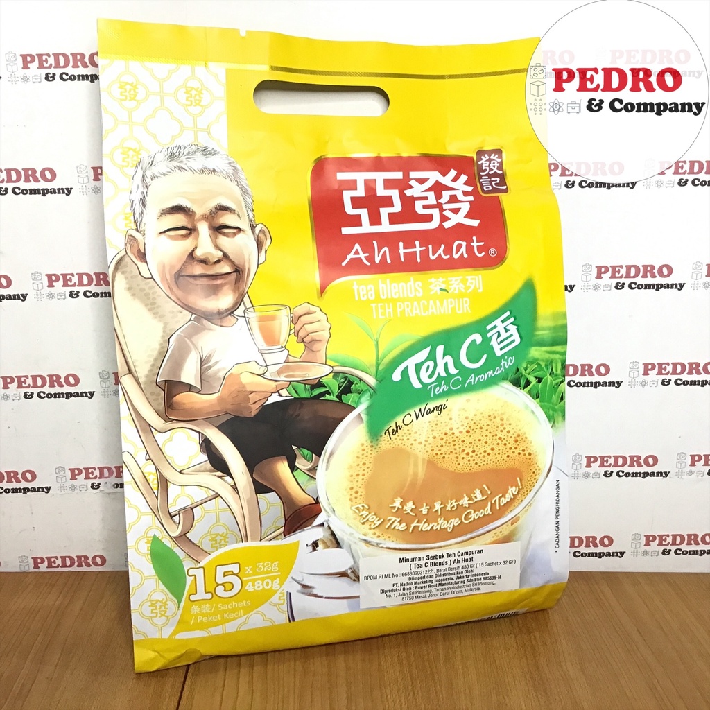 

Ah huat Teh C wangi malaysia 480 gram (15 sachet x 32 gram) aromatic