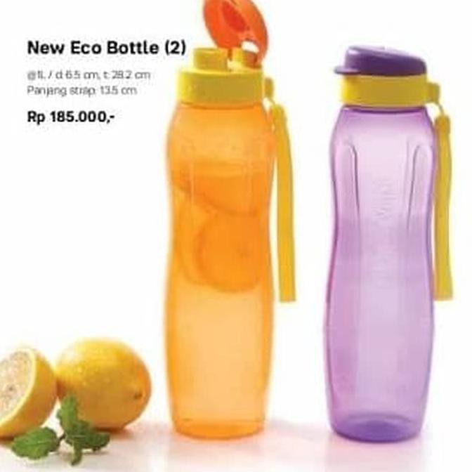 New Eco Bottle Eco Botol 1L 1 L 1 Liter Isi 2 Piece