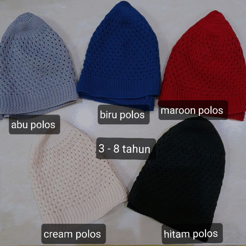 PECI BAYI / ANAK JAHITAN RAPIH / PECI POLOS / PECI MOTIF / PECI WARNA