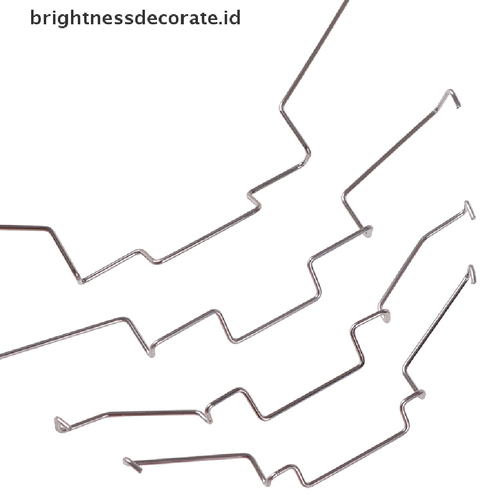 1 Pasang Bracket Buckle Elastis Bahan Baja Untuk Kipas Pendingin Cpu