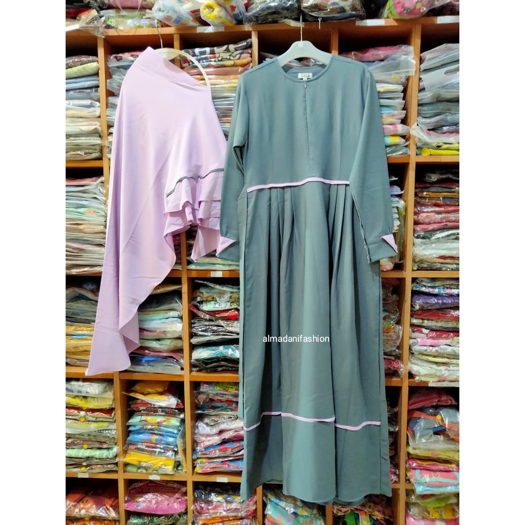 Gamis Daneen Set Sita.id Material Mango Stretch