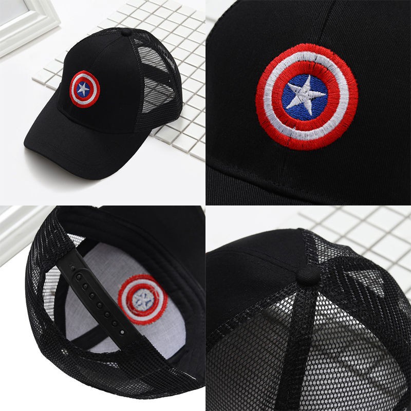 Topi snapback 2-4-6 Tahun Topi Anakcaptain America Topi Anak Laki Laki Perempuan Topi Baseball