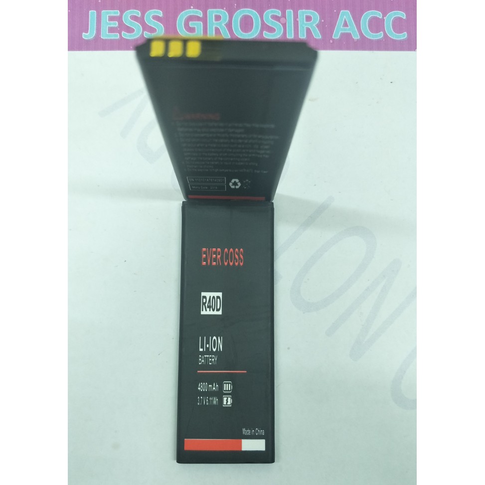 Baterai Battery Double Power Evercoss Evercross Cross R40D Jump T3