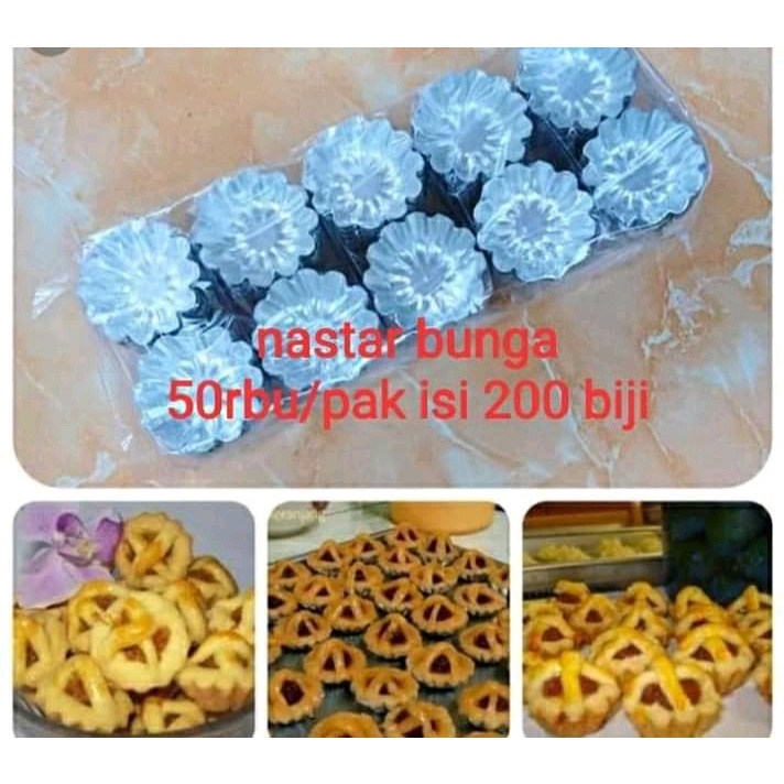 Cetakan kue nastar daun dan nastar bunga isi 20pcs, 40pcs / 4 varian cetakan kue kering termurah