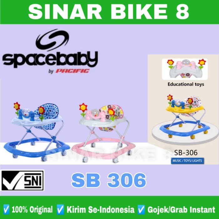 Baby Walker SPACEBABY SB 306 Alat Bantu Jalan Bayi