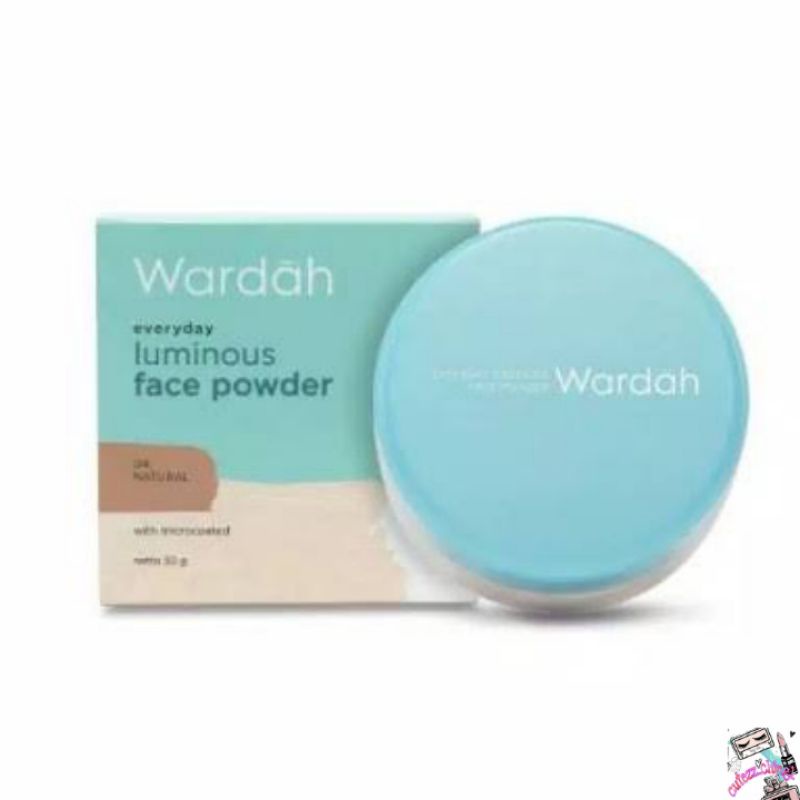 ☃Cutezz_Ching1☃Wardah Everyday Luminous Face Powder 30g - bedak tabur yang halus dan ringan