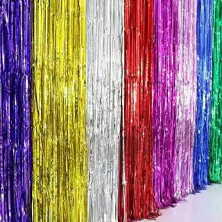 Tirai foil curtain tirai rumbai ulang tahun tirai foil Tirai foil curtain tirai rumbai ulang tahun tirai foil