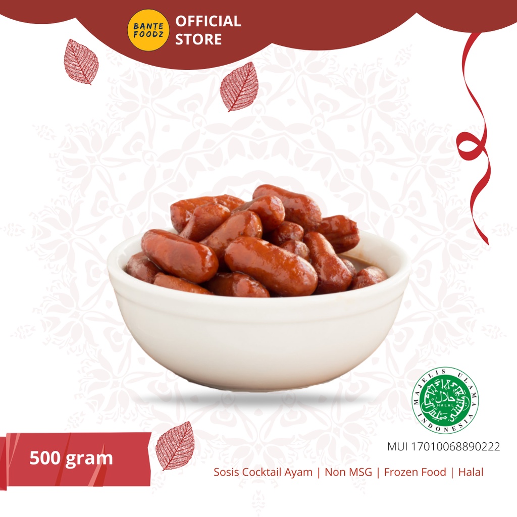 

Sosis Ayam Cocktail Frozen Food Best Seller 500 gram