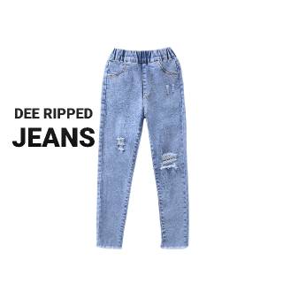  CELANA  PANJANG JEANS  ANAK  MODEL  ROBEK RIPPED JEANS  ANAK  