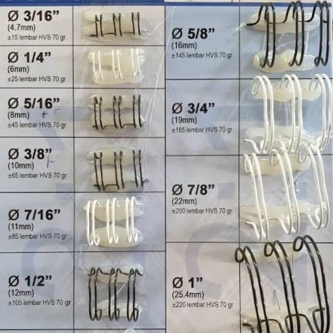 

BARANG BARU Ring Jilid Topas 3:1 A4 3/8 35 Loop-Putih