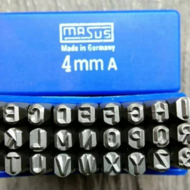 

MASUS Germany Huruf Ketok 5 Mm Stamp Punch Letter A - Z