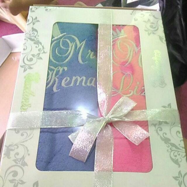 Promo Gift Box Couple 2pcs Handuk Dewasa