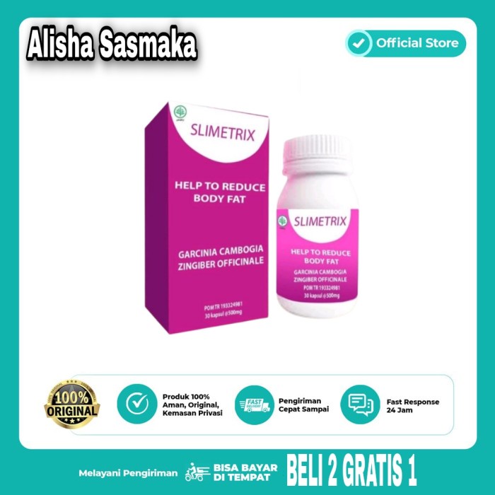 Obat Pelangsing Badan Slimetrix Asli Original Herbal Diet