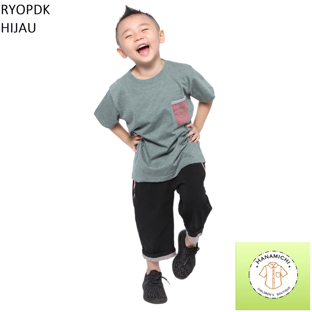 Hanamichi RYOPDK Kaos Anak Lengan Pendek