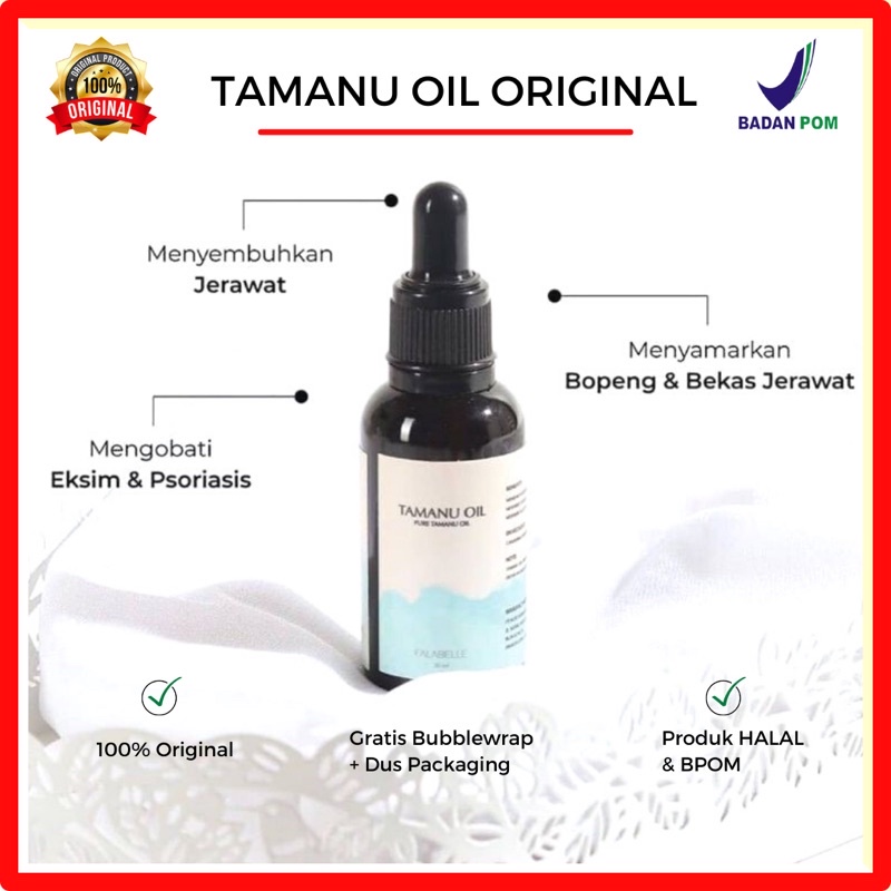 TAMANU OIL ORIGINAL BPOM READY MAKASSAR