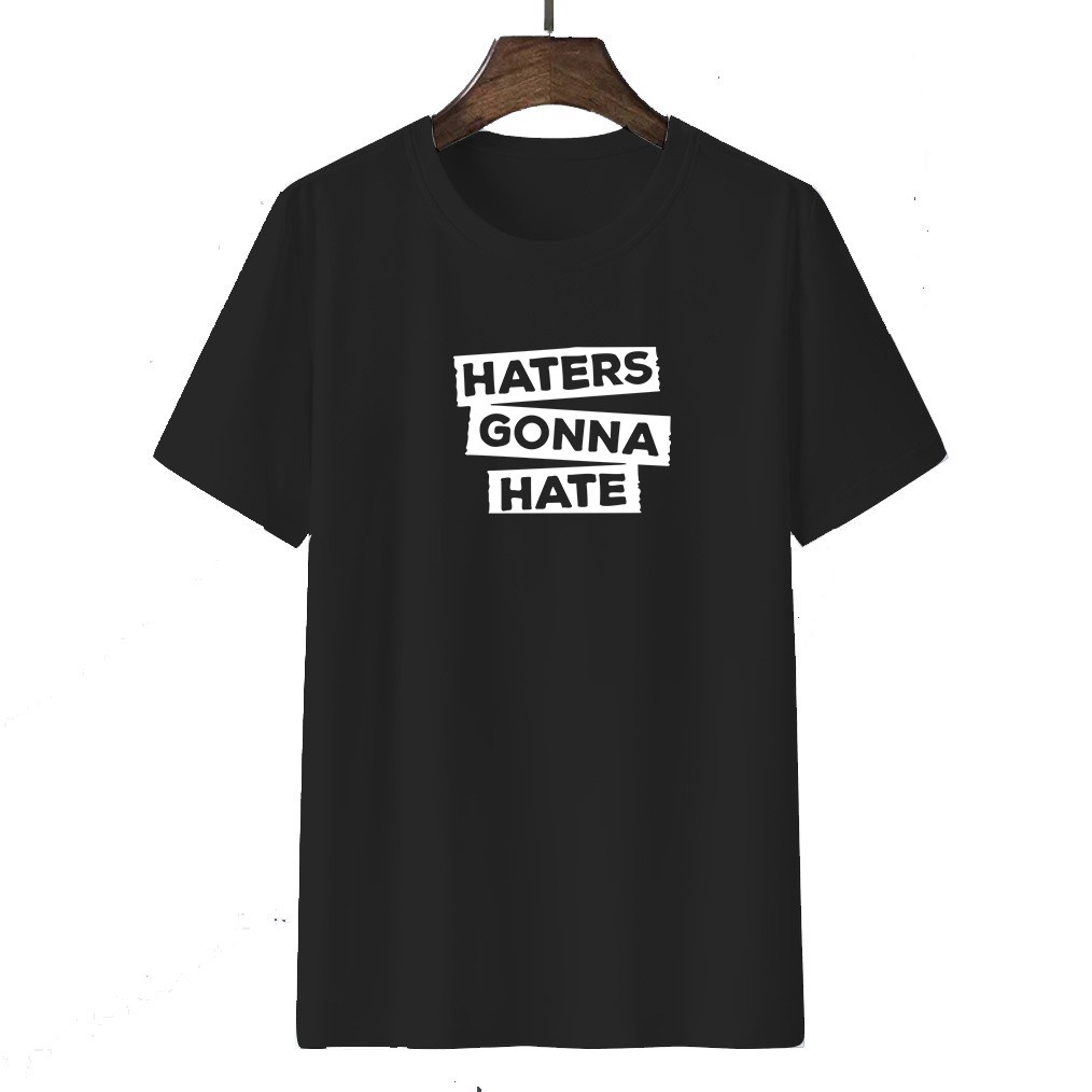 Tshirt Baju Kaos Distro Haters / Kaos Distro Pria Wanita